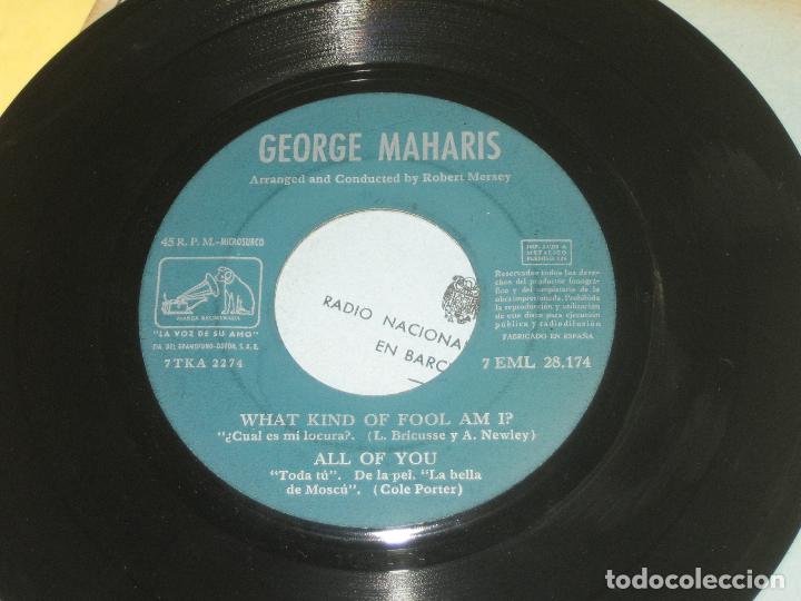 Discos de vinilo: GEORGE MAHARIS - ED. ESPA&Ntilde;A 63 - Foto 1