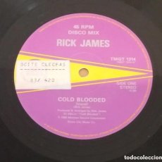Discos de vinilo: RICK JAMES / COLD BLOODED / MAXI-SINGLE 12 INCH