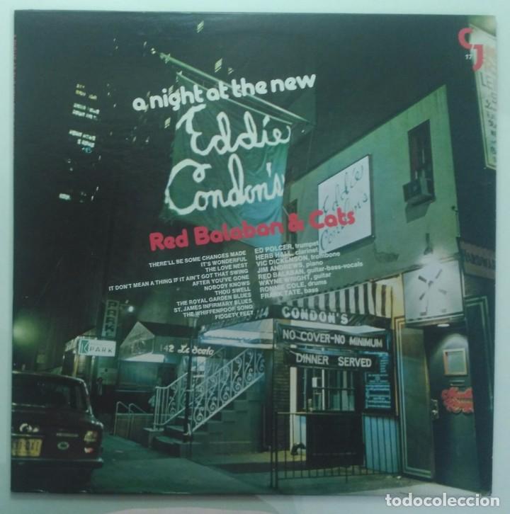 Disques de vinyle: Red Balaban &ndash; A Night At The New Eddie Condon;s USA 1975 CLASSIC JAZZ