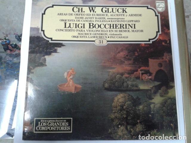 Discos de vinilo: CH W GLUCK y LUIGI BOCCHERINI - Foto 1