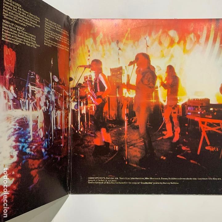 Discos de vinilo: lp gatefold Hawkwind &lrm;&ndash; Roadhawks edicion espa&ntilde;ola de 1976 - Foto 2