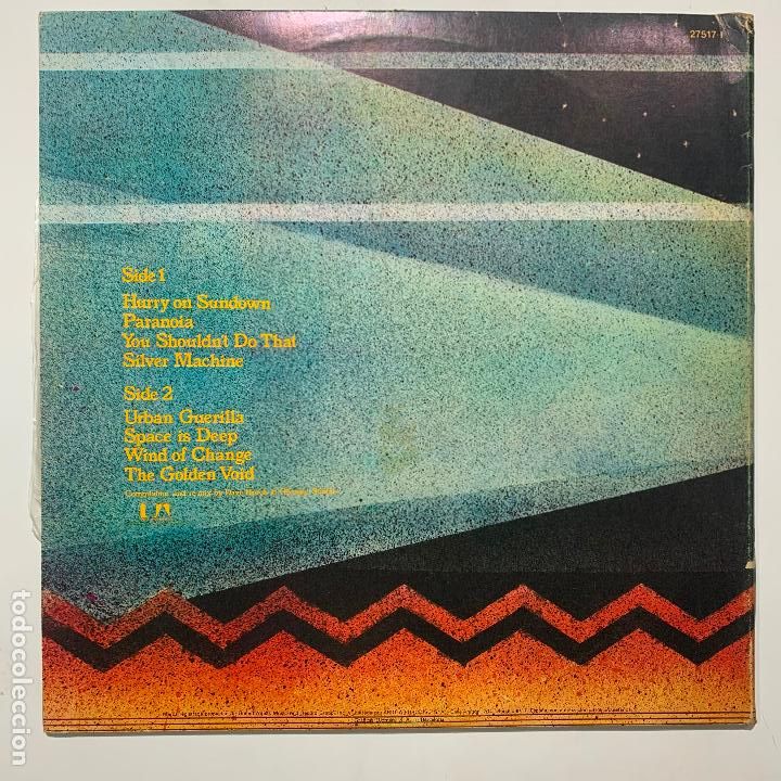 Discos de vinilo: lp gatefold Hawkwind &lrm;&ndash; Roadhawks edicion espa&ntilde;ola de 1976 - Foto 3