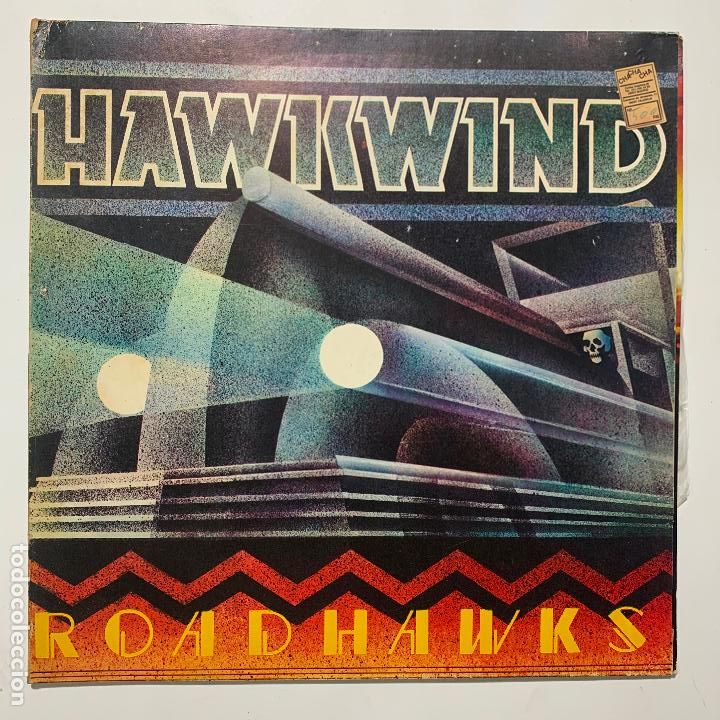 Discos de vinilo: lp gatefold Hawkwind &lrm;&ndash; Roadhawks edicion espa&ntilde;ola de 1976 - Foto 1