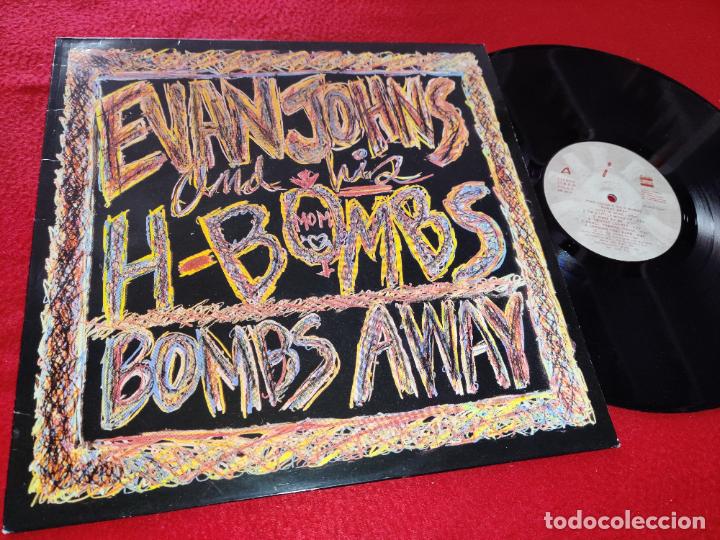 Discos de vinilo: EVAN JOHNS AND HIS H-BOMBS BOMBS AWAY LP 1991 DRO SPAIN ESPA&Ntilde;A