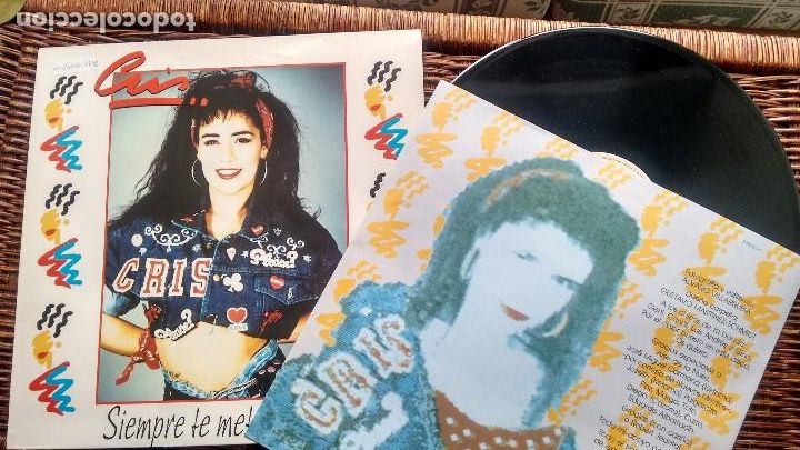 Discos de vinilo: LP ( VINILO) DE CRIS A&Ntilde;OS 80 - Foto 1
