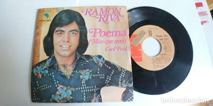 Discos de vinilo: RAMON RIVA-SINGLE POEMA-PROMO - Foto 1
