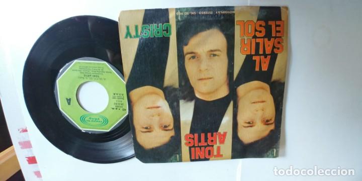 Discos de vinilo: TONY ARTIS-SINGLE AL SALIR EL SOL - Foto 1