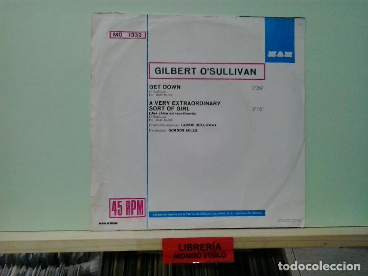 Discos de vinilo: LMV -  Gilbert OSullivan. Get Down.  MAM &lrm;1973, ref. MO 1332 - Foto 2