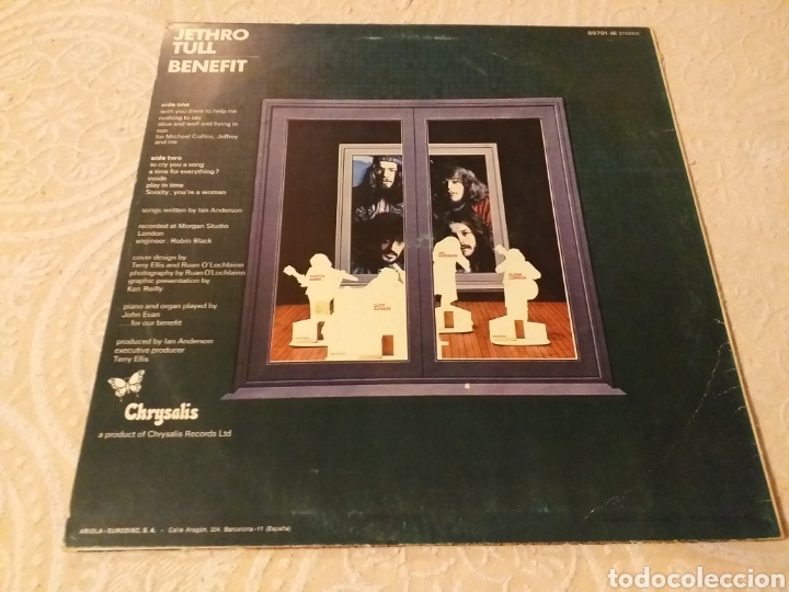 Discos de vinilo: JETHRO TULL BENEFIT - Foto 3