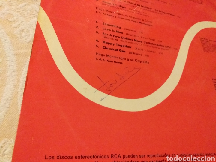 Discos de vinilo: LO MEJOR DE HUGO MONTENEGRO - Foto 4