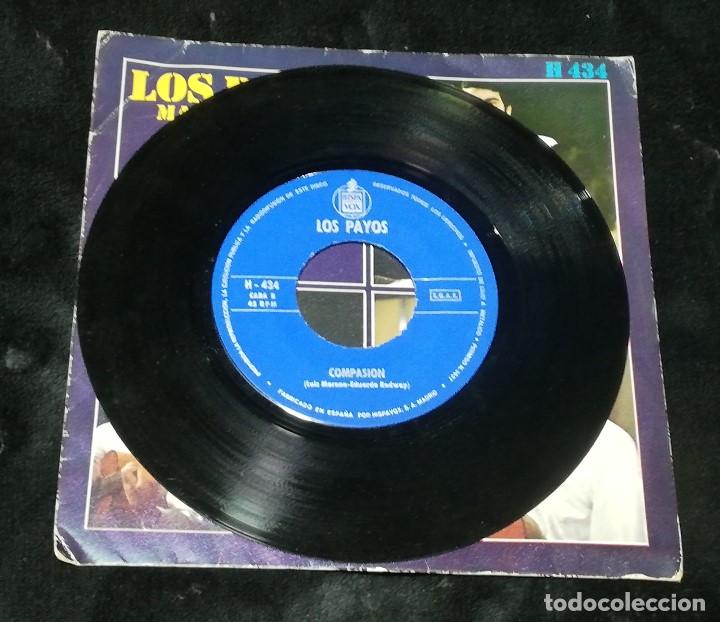 Discos de vinilo: SINGLE: LOS PAYOS (MAR&Iacute;A ISABEL / COMPASI&Oacute;N) &middot; HISPAVOX, 1969 - Foto 4