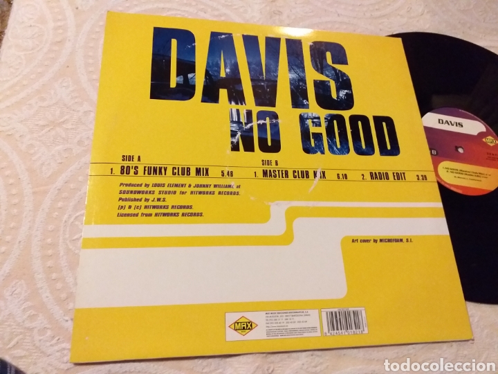 Discos de vinilo: DAVIS NO GOOD - Foto 2