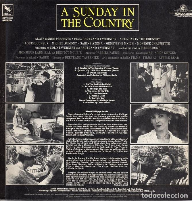 Discos de vinilo: UN DIMANCHE A LA CAMPAGNE. LP. VINILO. BSO - Foto 2