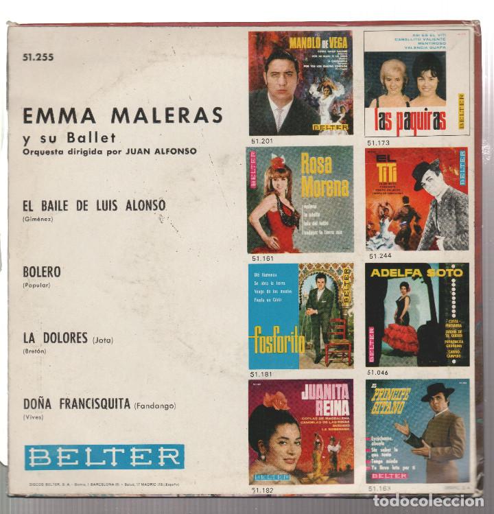 Discos de vinilo: EMMA MALERAS Y SU BALLET - Foto 2