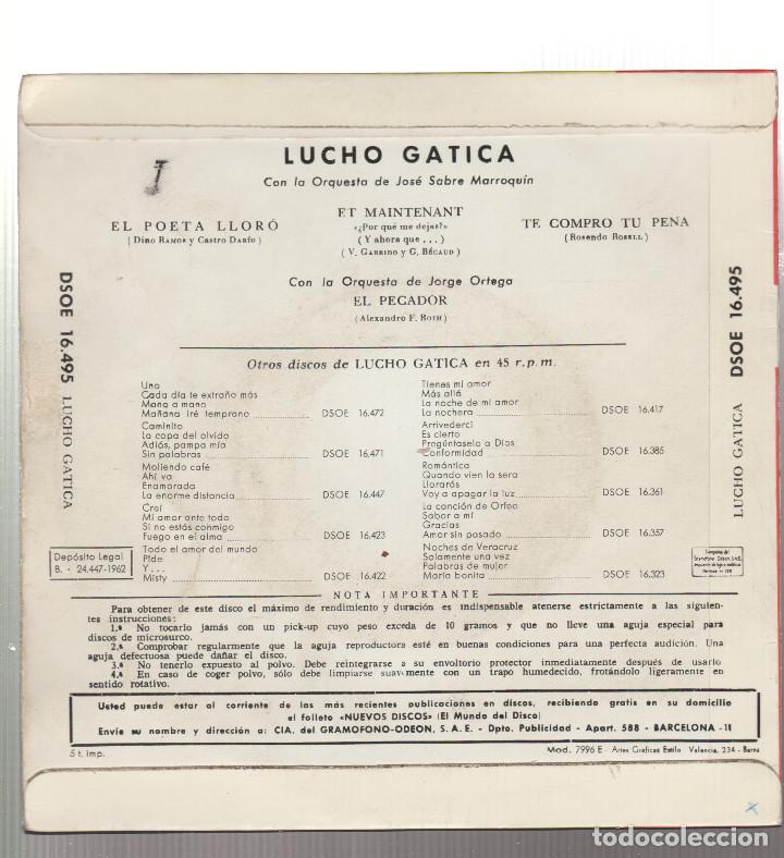 Discos de vinilo: LUCHO GATICA - Foto 2
