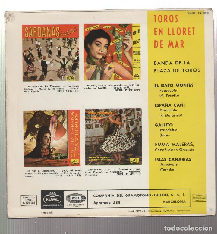 Discos de vinilo: TOROS EN LLORET DE MAR - Foto 2