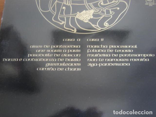Discos de vinilo: MILLADOIRO - 3 ***** LP FOLK GALLEGO 1982 - Foto 2