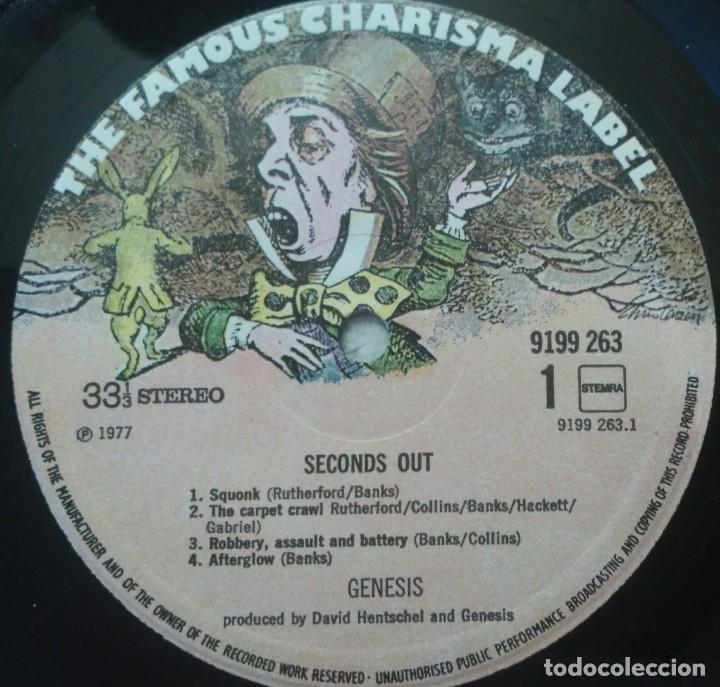 Discos de vinilo: Genesis &ndash; Seconds Out HOLANDA 1977 2LPS CHARISMA* - Foto 8