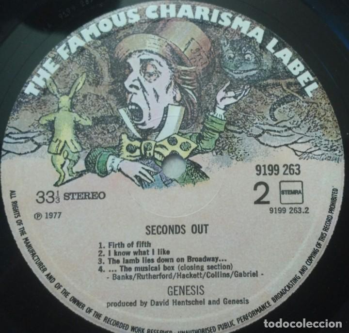 Discos de vinilo: Genesis &ndash; Seconds Out HOLANDA 1977 2LPS CHARISMA* - Foto 9