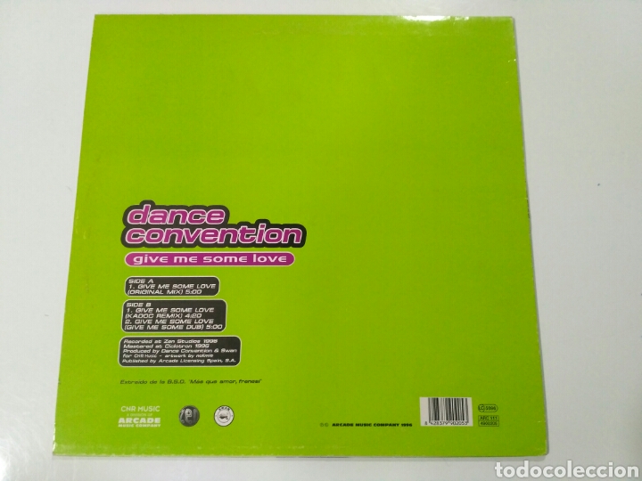 Discos de vinilo: Dance Convention - Give Me Some Love - Foto 2