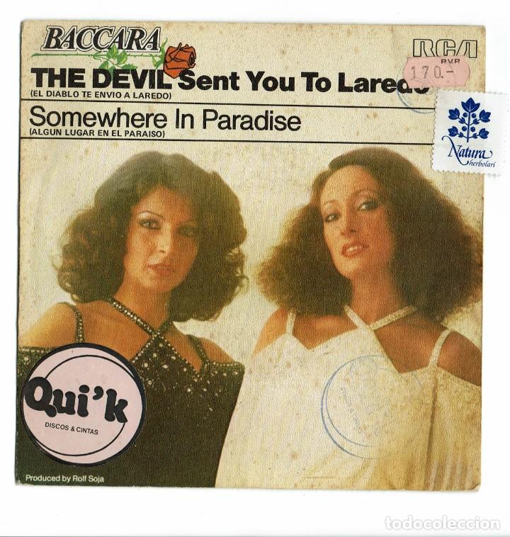 Discos de vinilo: Single Vinilo / Baccara The devil sent you to Laredo 1978 - Foto 1