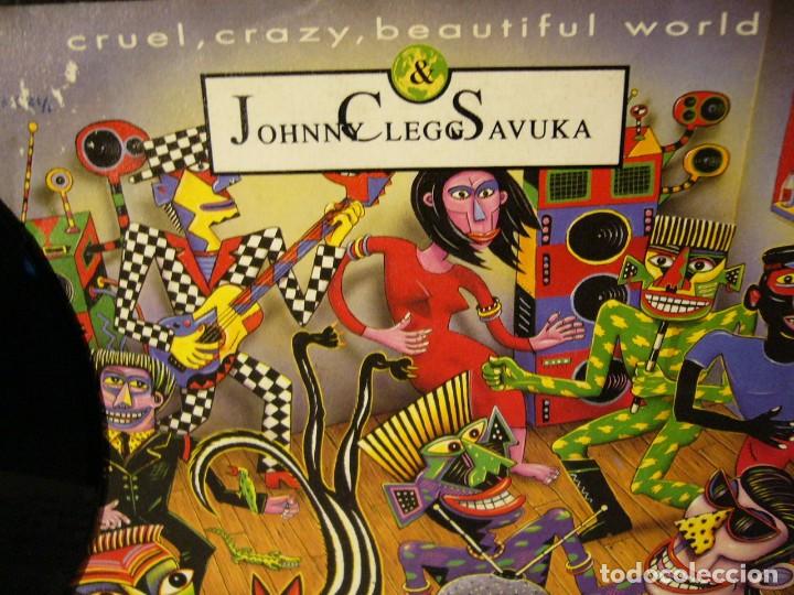 Discos de vinilo: JOHNNY CLEGG & SAVUKA SINGLE PROMO Cruel, Crazy, Beautiful World - Foto 3 - 191303051