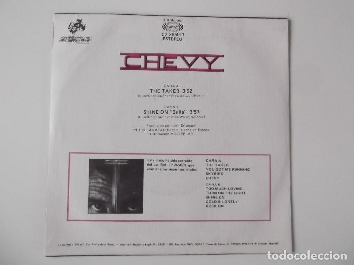 Discos de vinilo: CHEVY - THE TAKER / SHINE ON - Foto 2