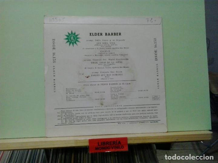 Discos de vinilo: LMV -  Elder Barber.  Odeon &lrm;1958, ref. DSOE 16.158 - Foto 2