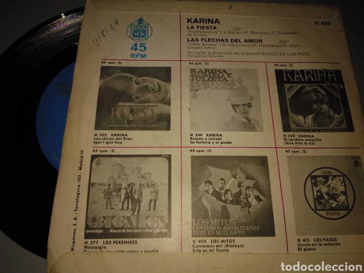 Discos de vinilo: Karina - Foto 2