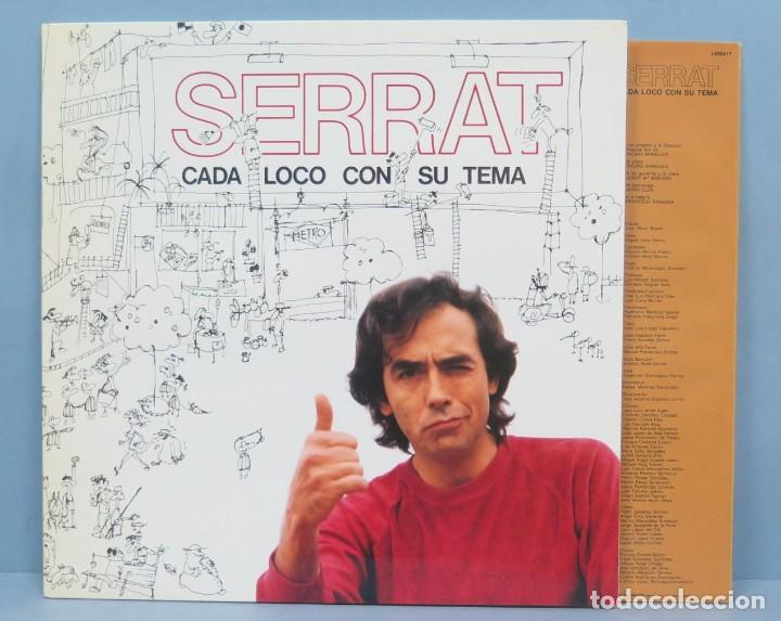 Discos de vinilo: LP. CADA LOCO CON SU TEMA. SERRAT - Foto 1