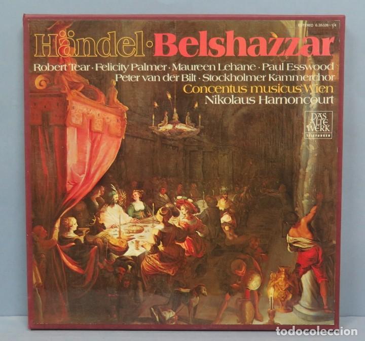 Discos de vinilo: CAJA LP. HANDEL. BELSHAZZAR - Foto 1