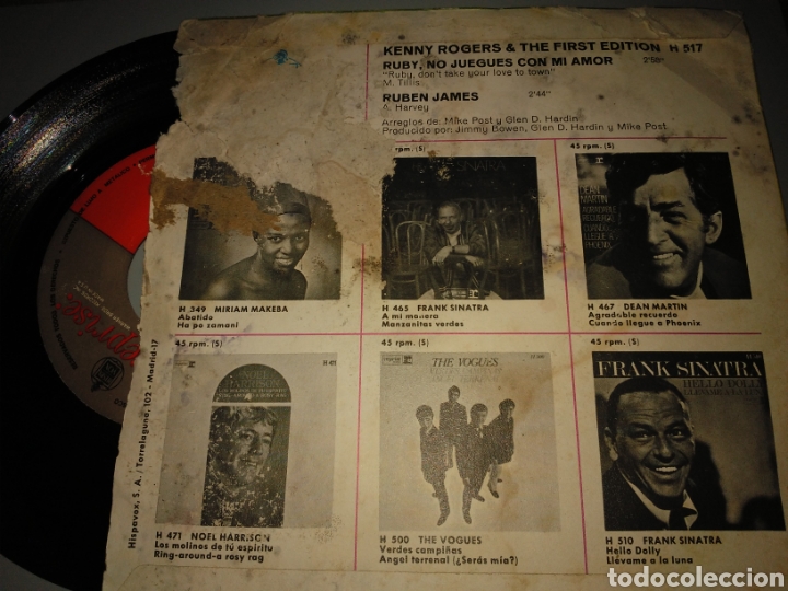 Discos de vinilo: Kenny Rogers - Foto 2
