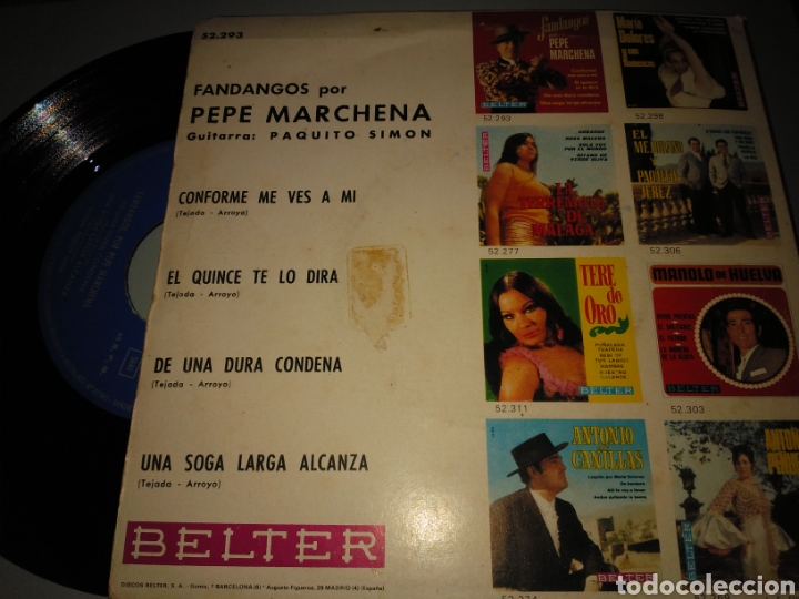 Discos de vinilo: Pepe Marchena - Foto 2