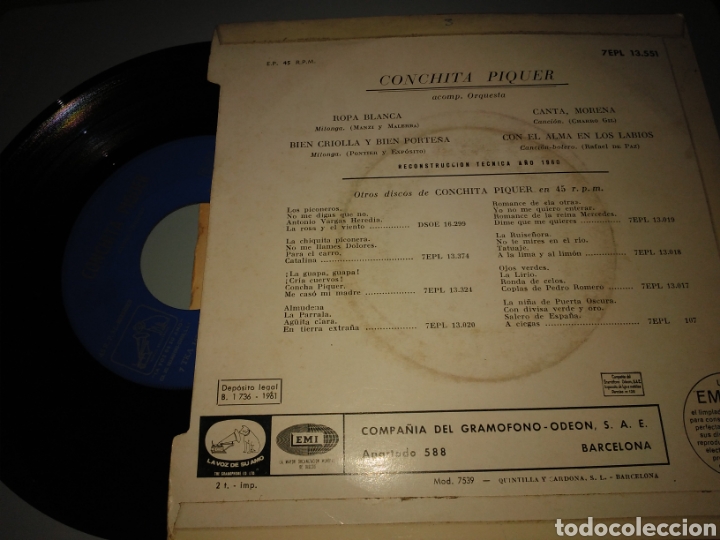 Discos de vinilo: Conchita Piquer - Foto 2