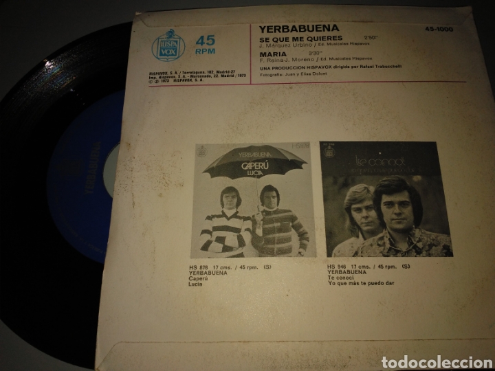 Discos de vinilo: Yerbabuena - Foto 2