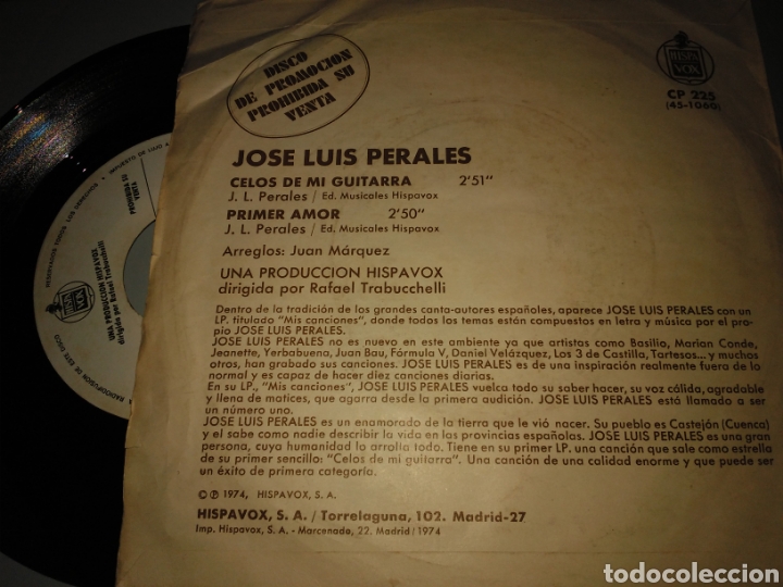 Discos de vinilo: Jos&eacute; Luis Perales - Foto 2
