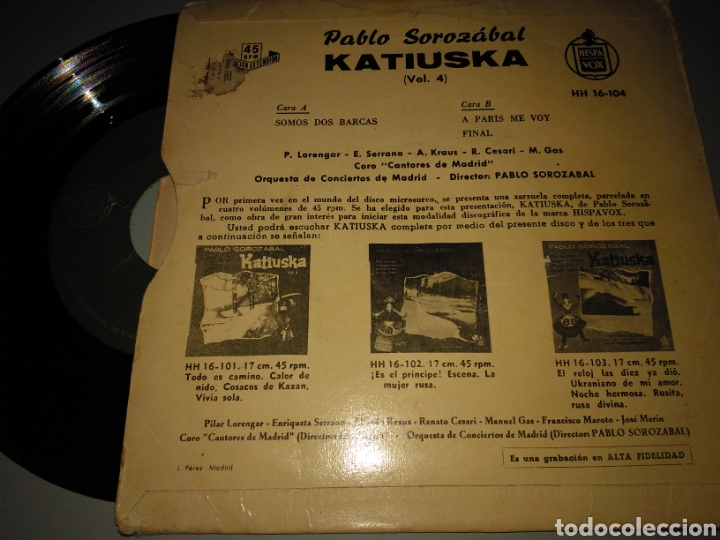 Discos de vinilo: Pablo sorozabal - Foto 2