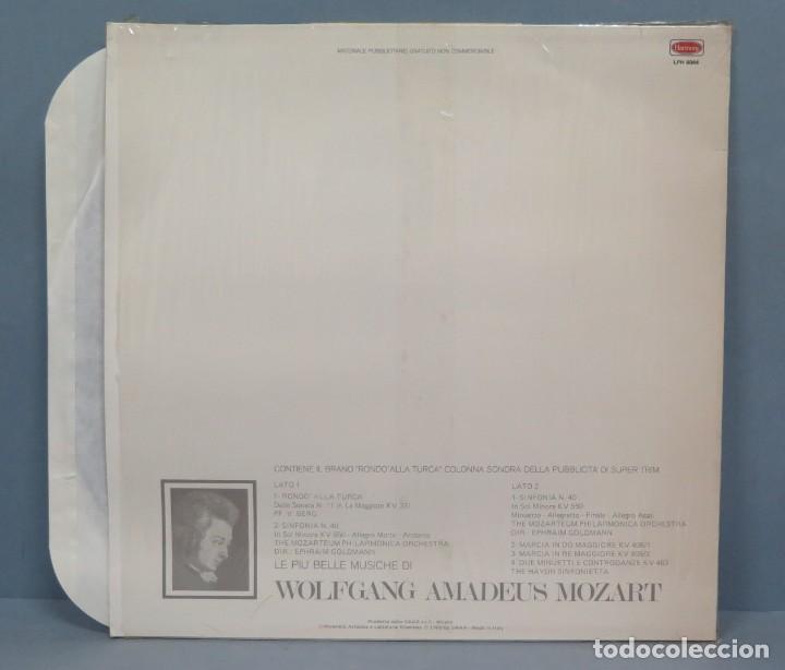 Discos de vinilo: LP. LA PIU&acute; BELLE MUSICHE DE MOZART - Foto 2