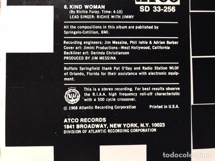 Discos de vinilo: Last time around. Buffalo Springfield - Foto 5
