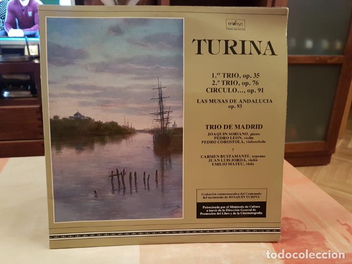Discos de vinil: antiguo LP turina las musas de andalucia trio de marid ver fotos