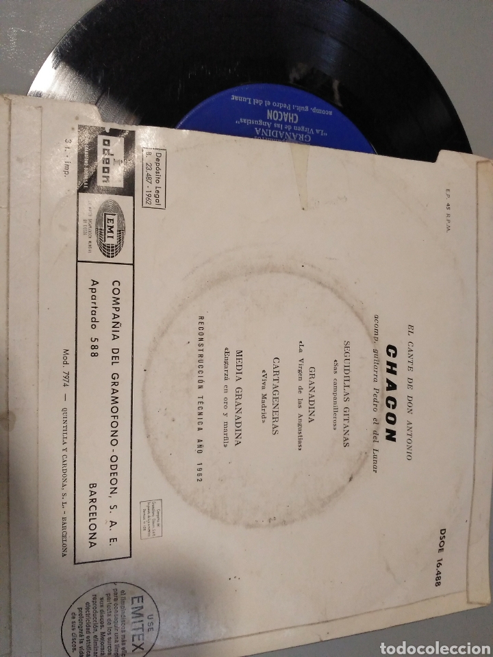 Discos de vinilo: Don Antonio Chac&oacute;n - Foto 2