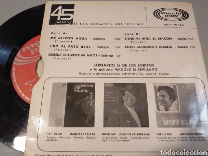 Discos de vinilo: Bernardo el de los lobitos - Foto 2