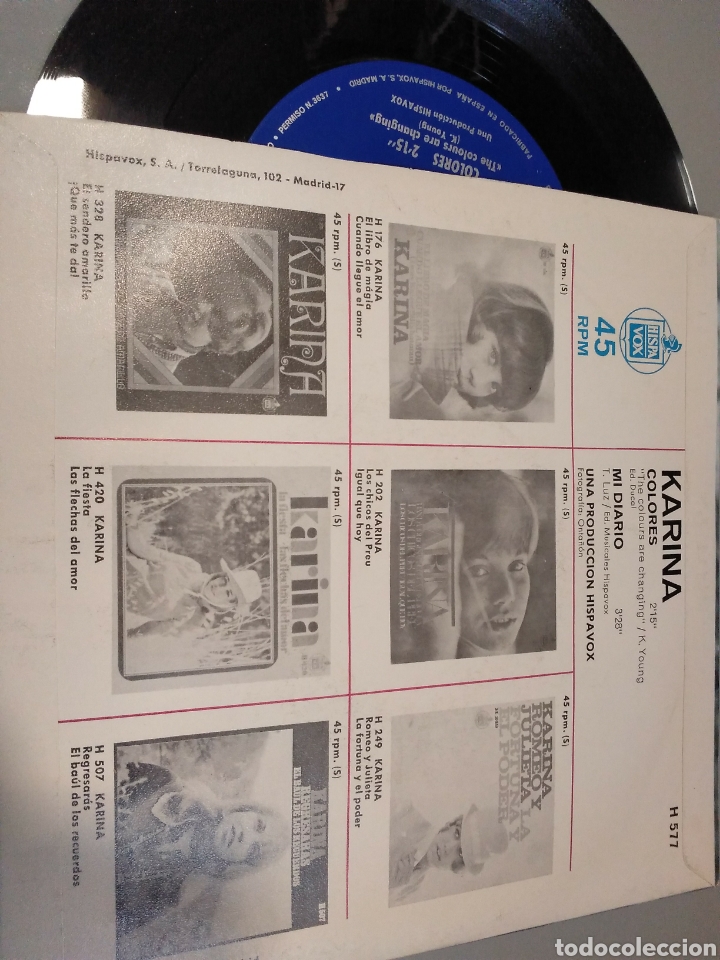 Discos de vinilo: Karina - Foto 2