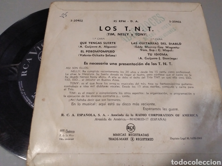Discos de vinilo: Los TNT - Foto 2