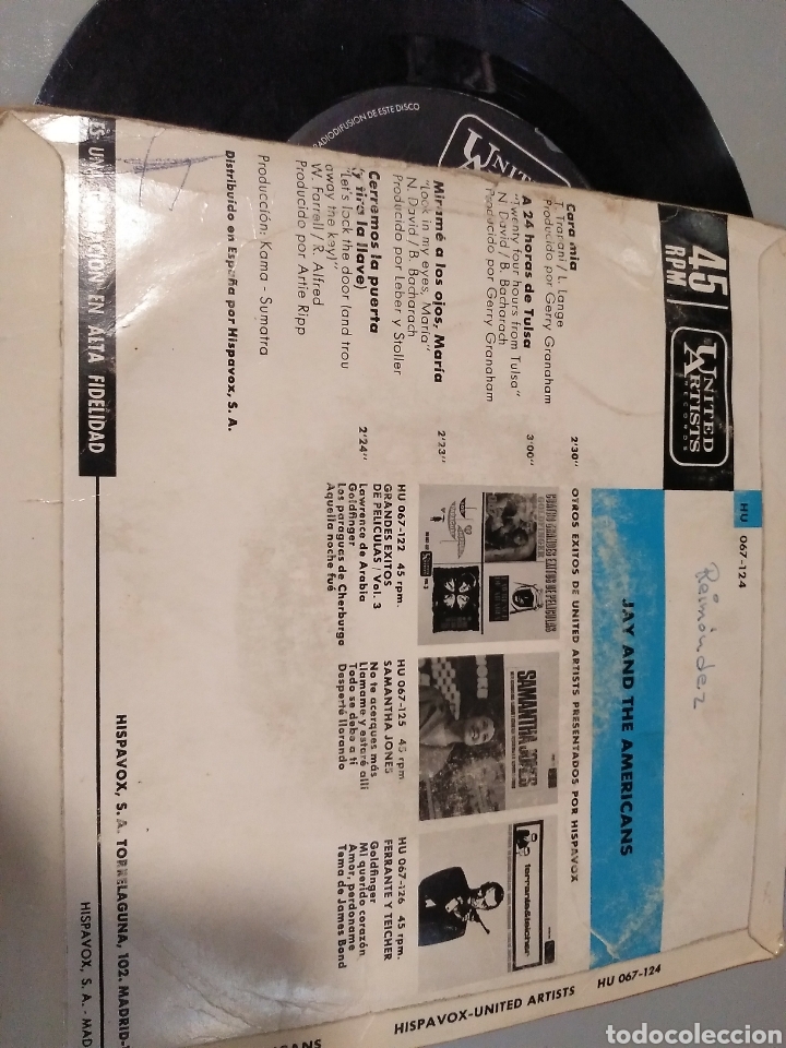 Discos de vinilo: Jay and the americans - Foto 2