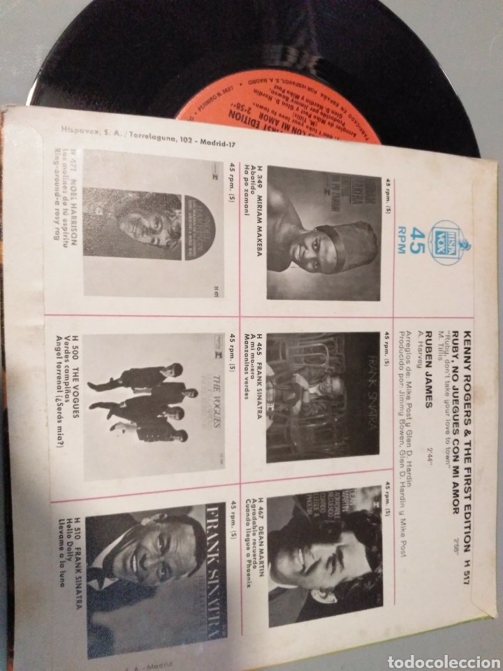 Discos de vinilo: Kenny Rogers - Foto 2