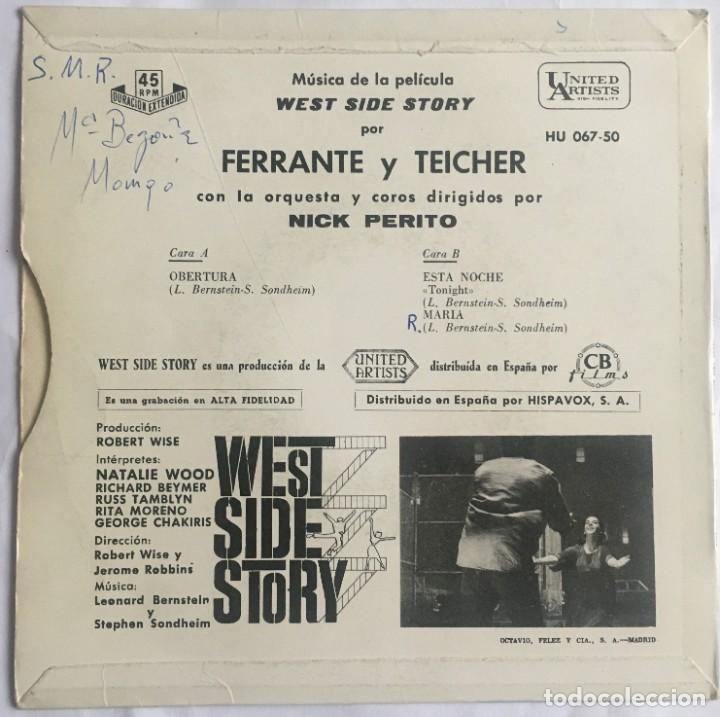 Discos de vinilo: Ferrante y Teicher - WEST SIDE STORY - Ep 1961 - Foto 2