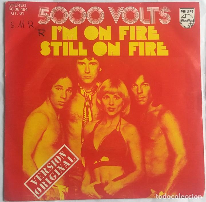 Discos de vinilo: 5000 Volts &ndash; Im On Fire / Still On Fire - SINGLE 1975 - Foto 1