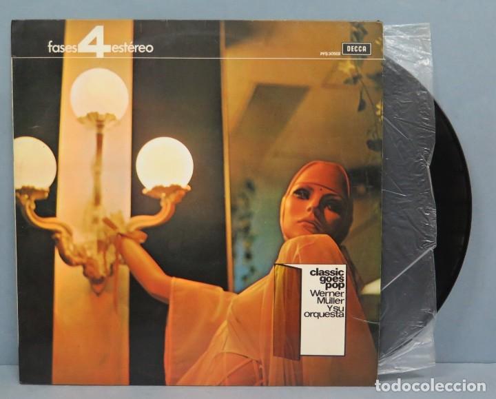 Discos de vinilo: LP. WERNER MULLER Y SU ORQUESTA. CLASSIC GOES POP - Foto 1