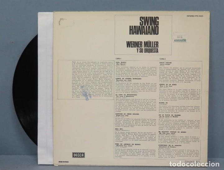 Discos de vinilo: LP. SWING HAWAIANO. WERNER M&Uuml;LLER Y SU ORQUESTA - Foto 2